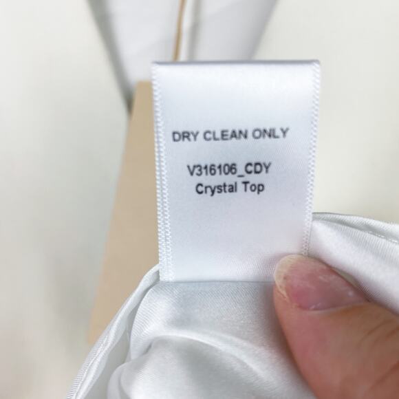 Vivian Chan Crystal Top in Chardonnay Medium NWT - Picture 10 of 12